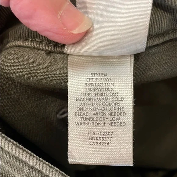 Sanctuary The Marine Olive Wide Leg Crop Jeans - Size 26 - Picture 6 of 9